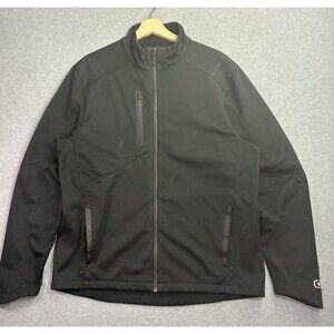 Ogio Endurance Men’s Size Large Black Full-Zip Softshell Jacket Water-Resistant